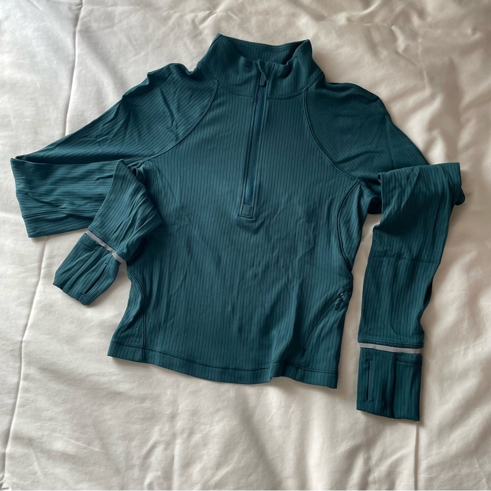 Lululemon It’s Rulu Run cropped half zip
